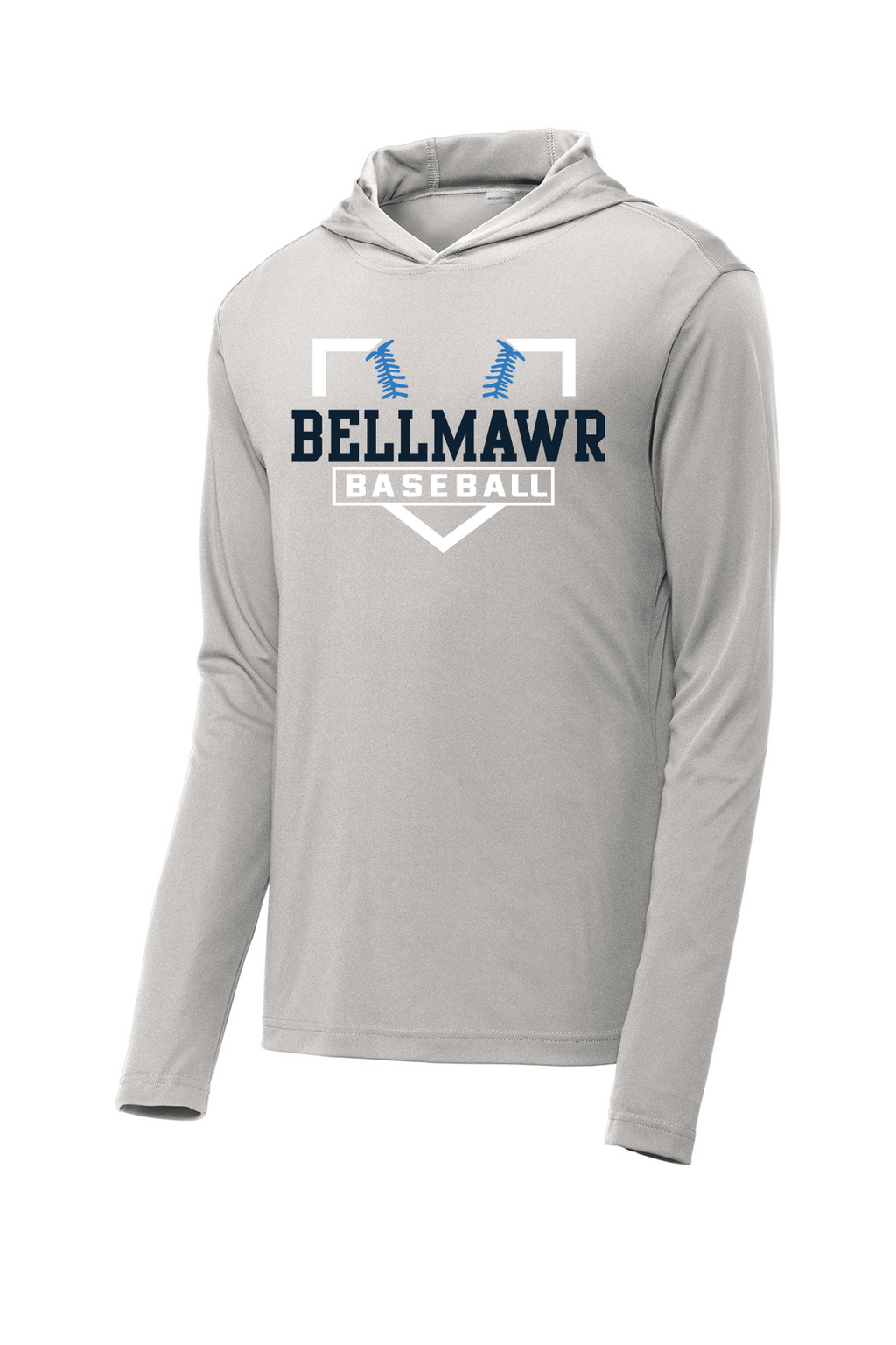 DriFit Polyester Hooded Pullover Sweatshirt Silver