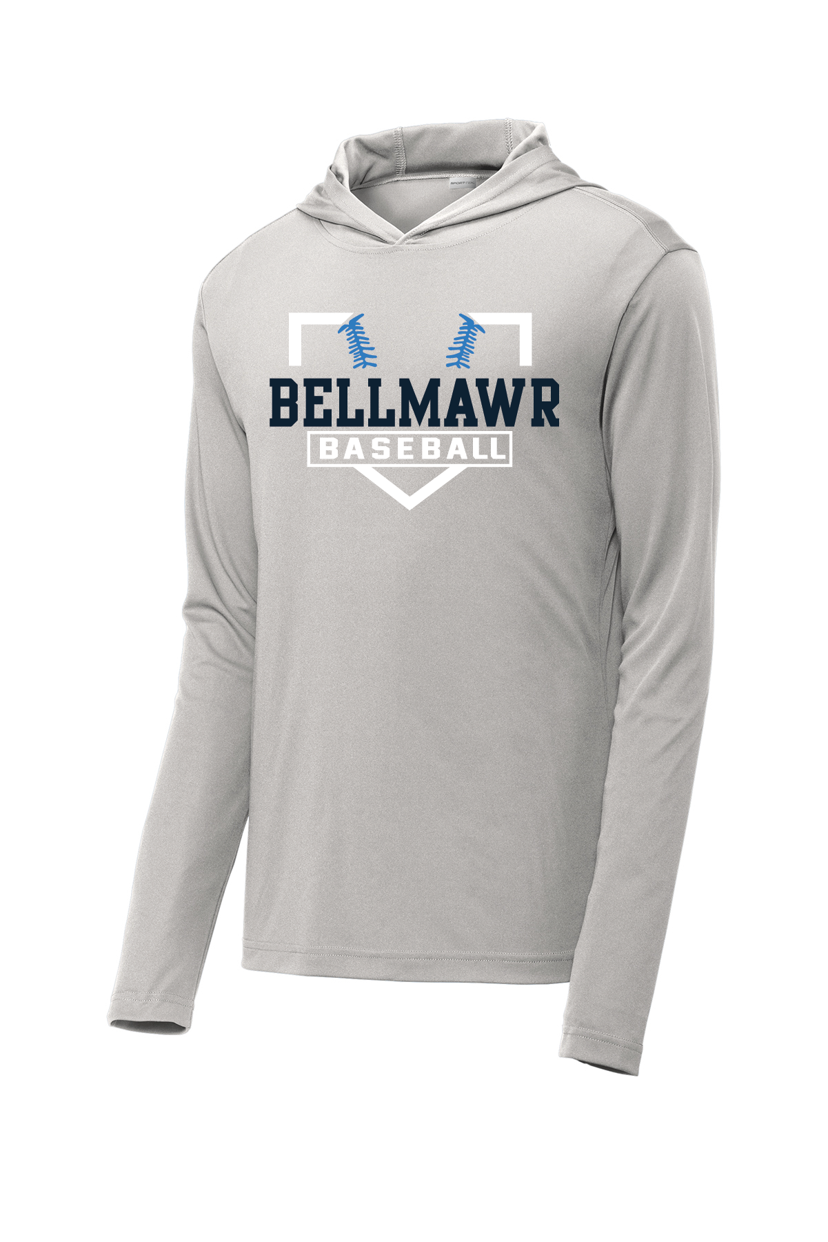 DriFit Polyester Hooded Pullover Sweatshirt Silver