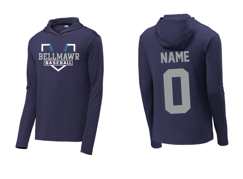 DriFit Polyester Hooded Pullover Sweatshirt Navy Blue